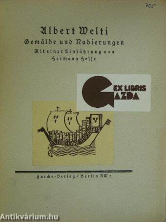 Albert Welti Gemälde und Radierungen (gótbetűs)