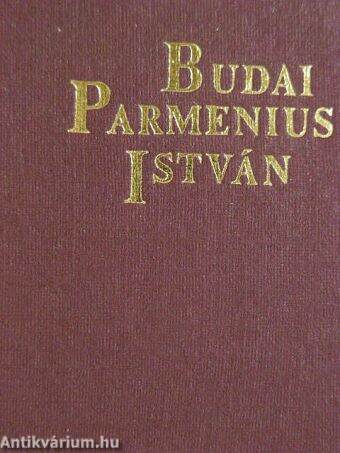 Budai Parmenius István (minikönyv) (számozott)