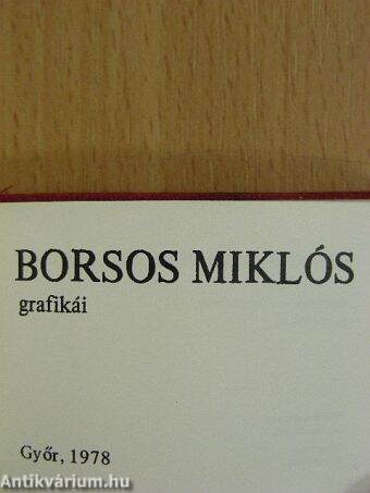 Borsos Miklós grafikái (minikönyv)