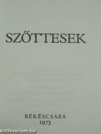 Szőttesek (minikönyv)