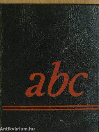 ABC (minikönyv) (számozott)