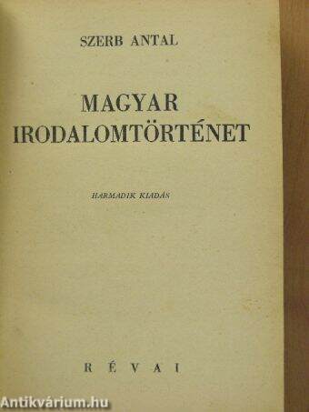 Magyar irodalomtörténet