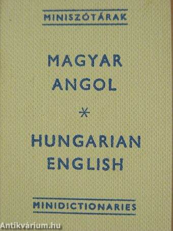 Magyar-angol miniszótár (minikönyv)