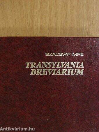 Transylvania breviarium I. (minikönyv)