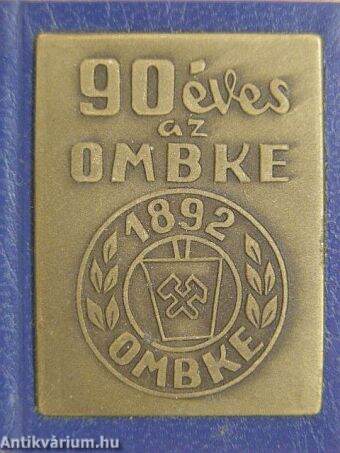 90 éves az OMBKE (minikönyv) - Plakettel