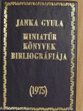 Miniatűr könyvek bibliográfiája 1975 (minikönyv)