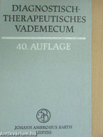 Diagnostisch-therapeutisches Vademecum