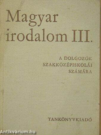 Magyar irodalom III.