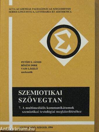 Szemiotikai szövegtan VII.