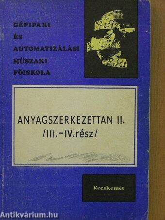 Anyagszerkezettan II.