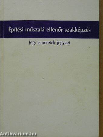 Jogi ismeretek jegyzet