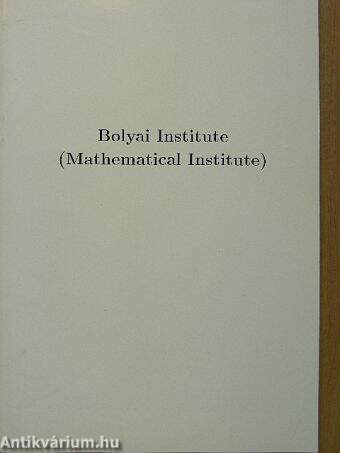 Bolyai Institute