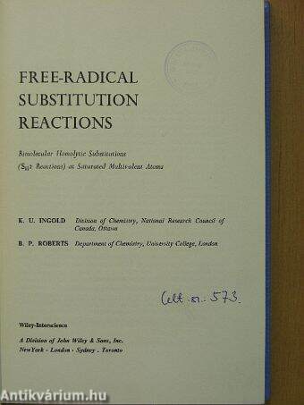 Free-Radical Substitution Reactions