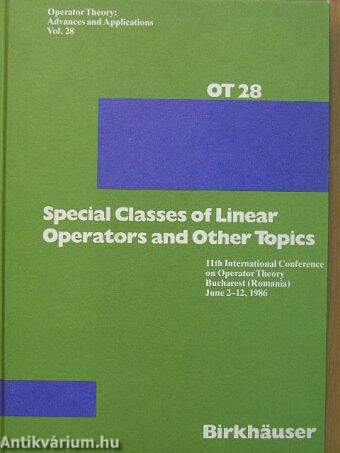 Special Classes of Linear Operators and Other Topics