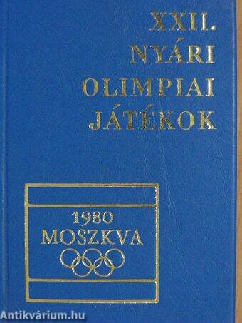 XXII. Nyári Olimpiai Játékok (minikönyv) (számozott)