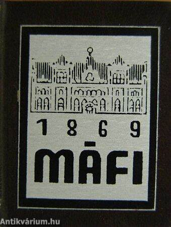 MÁFI 1869 (minikönyv) - Plakettel