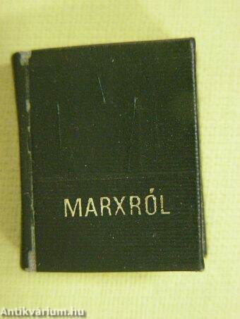 Marxról (minikönyv) (számozott)