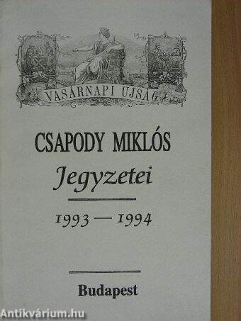 Csapody Miklós Jegyzetei