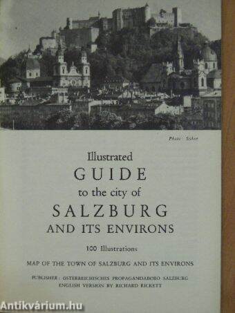 Illustrated guide to the city of Salzburg and its environs