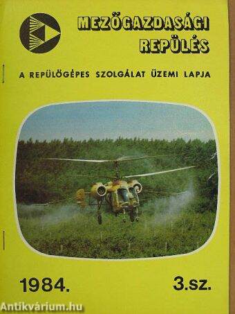 Mezőgazdasági repülés 1984/3.