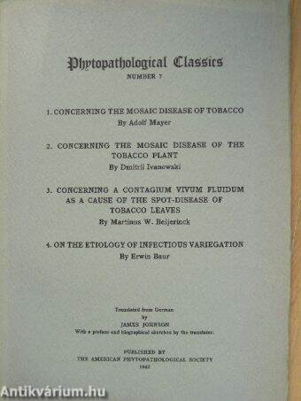 Phytopathological Classics 7.