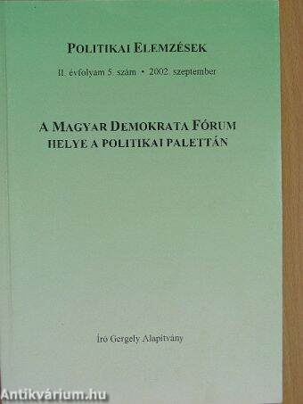 Politikai Elemzések 2002. szeptember