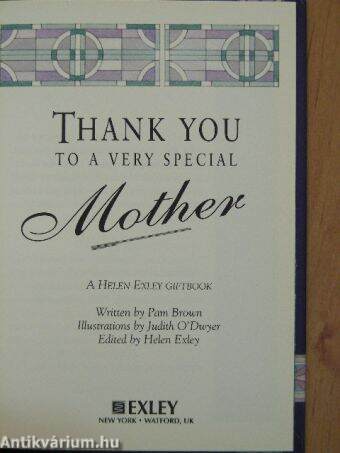 Thank you to a very special Mother