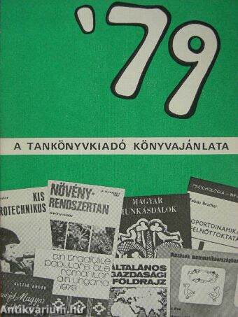 A Tankönyvkiadó könyvajánlata '79