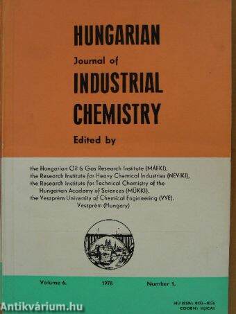 Hungarian Journal of Industrial Chemistry 1978. 1-4.