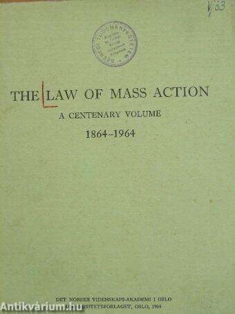 The Law of Mass Action