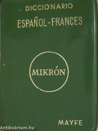 Diccionario Mikrón Espanol-Frances (minikönyv)