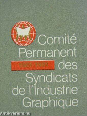 Comité Permanent des Syndicats de l'Industrie Graphique 1961-1981 (minikönyv) (számozott)