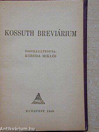 Kossuth breviárium