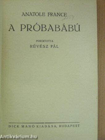 A próbabábú