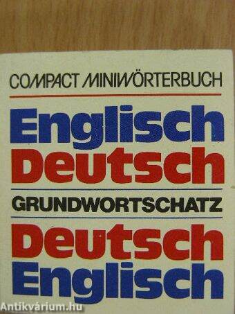 Grundwortschatz Englisch-Deutsch/Deutsch-Englisch (minikönyv)