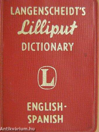 Langenscheidt's Lilliput Dictionary English-Spanish (minikönyv)