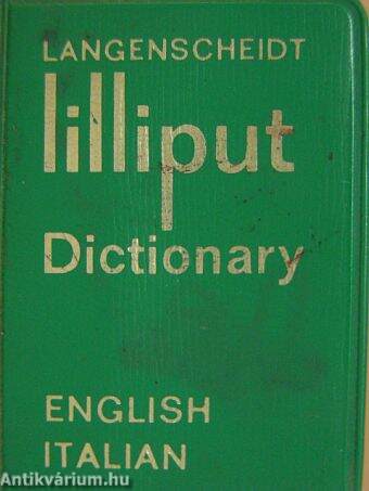 Langenscheidt Lilliput Dictionary English-Italian (minikönyv)