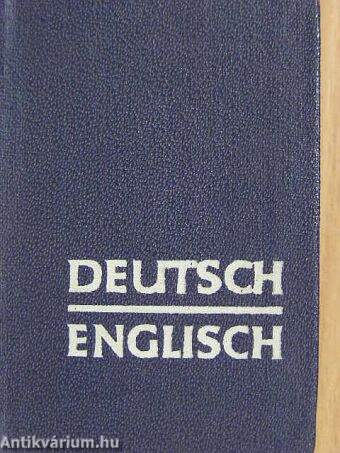 Englisch-Deutsch/Deutsch-Englisch Kleinwörterbuch (minikönyv)