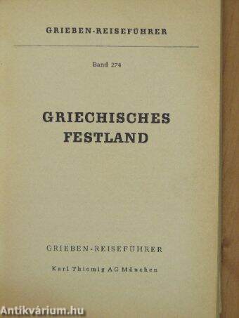 Griechenland: Griechisches Festland