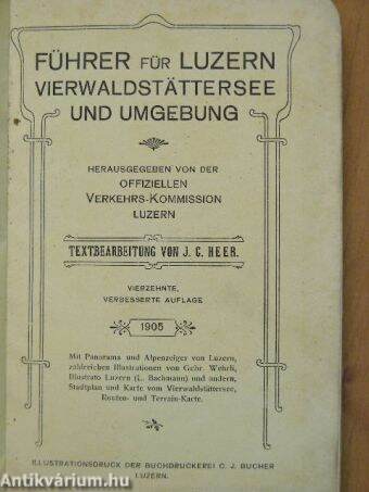 Führer für Luzern, Vierwaldstättersee und Umgebung