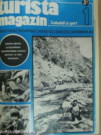 Turista Magazin 1979-1980. (nem teljes évfolyam)