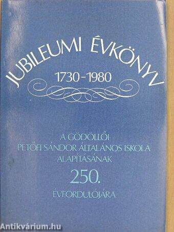 Jubileumi évkönyv 1730-1980