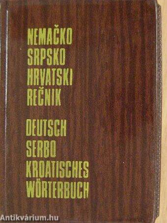Deutsch-serbo Kroatisches Wörterbuch (minikönyv)