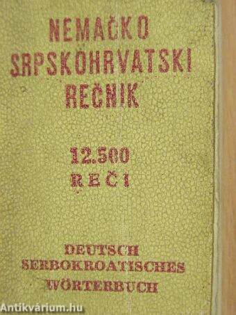 Nemacko-srpskohrvatski recnik (minikönyv)