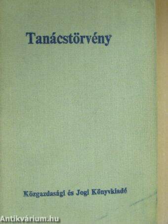 Tanácstörvény