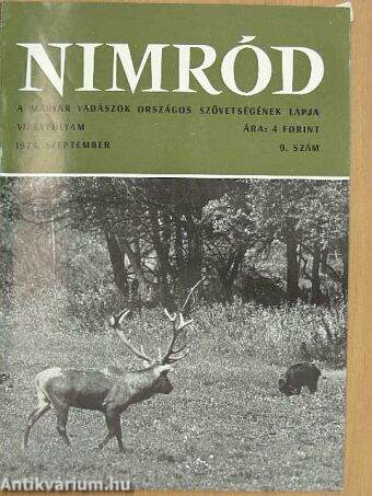 Nimród 1974. szeptember