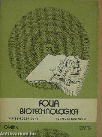 Folia Biotechnologica 23.