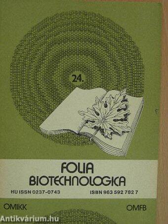 Folia Biotechnologica 24.