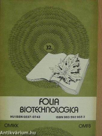 Folia Biotechnologica 32.