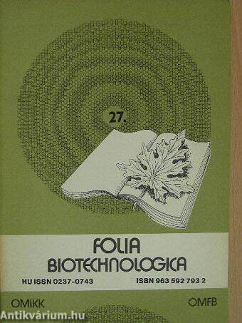 Folia Biotechnologica 27.
